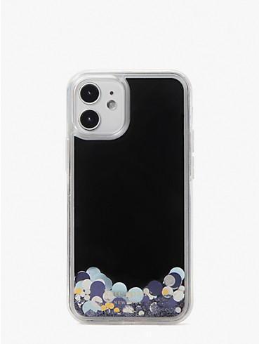 Confetti Hülle für iPhone 12 mini mit Glitzer in Flüssigkeit, , rr_productgrid