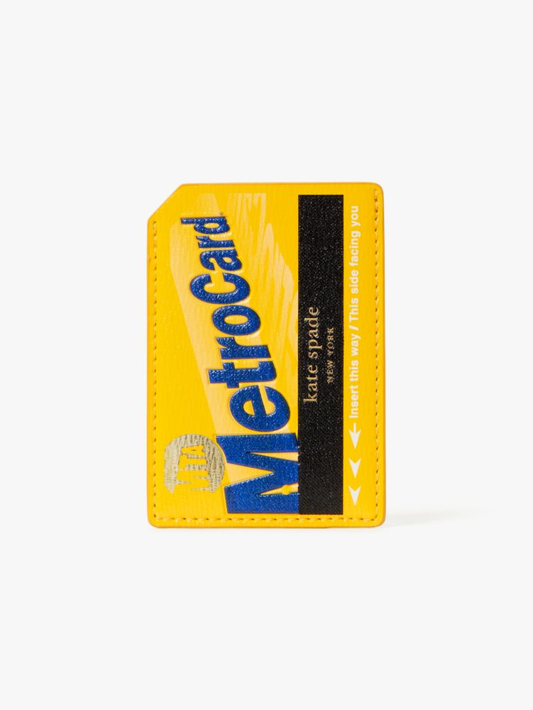 On A Roll Metro Card Sticker Pocket, Citron Sapphire, Product