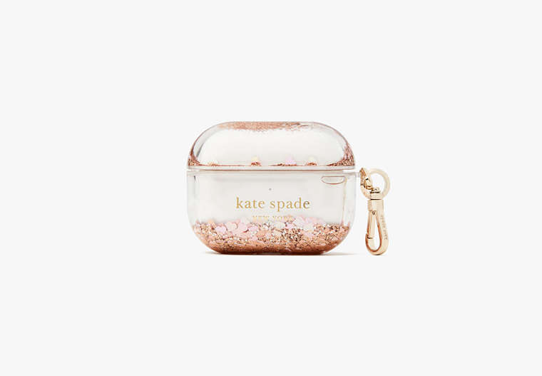 Liquid Glitter Airpods Pro Case, Rose Gold Multi, Product image number 0