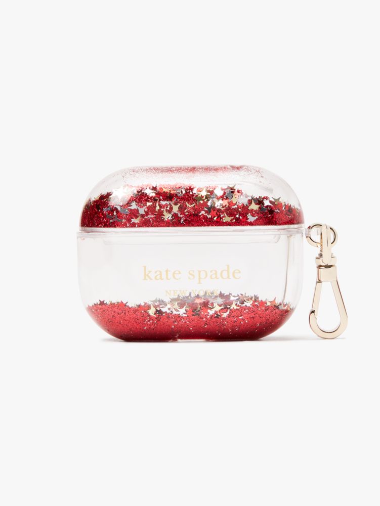 Liquid Glitter Airpods Pro Case, Red Multi, ProductTile