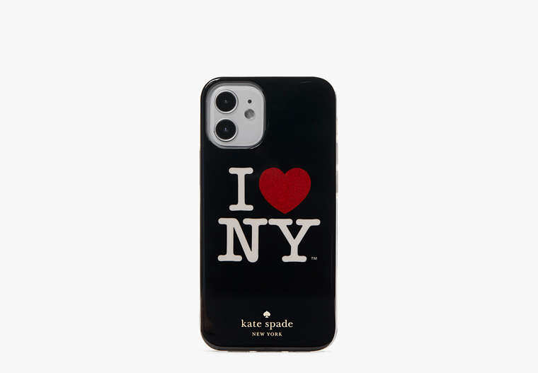 アイ ラブ ニューヨーク X ケイトスペードニューヨーク アイフォン 12mini ケース, Black Multi, Product