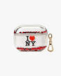 I Love NY X Kate Spade New York Liquid Glitter Airpods Pro Case, Black Multi, Product