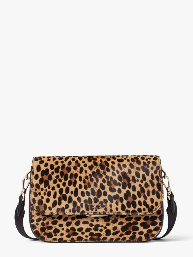 Women's multi buddie leopard haircalf medium shoulder bag | Kate Spade New  York Belgium