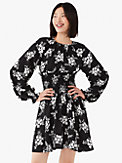 floral clusters fit-and-flare dress, , s7productThumbnail