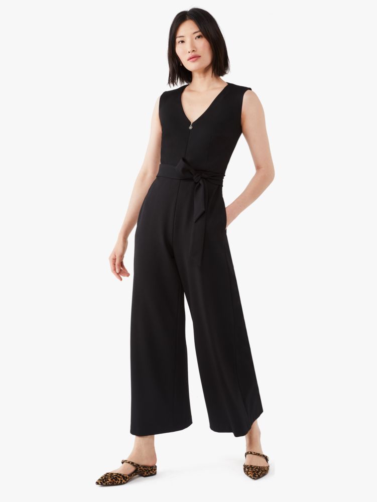 Ponte Sleeveless Jumpsuit | Kate Spade New York