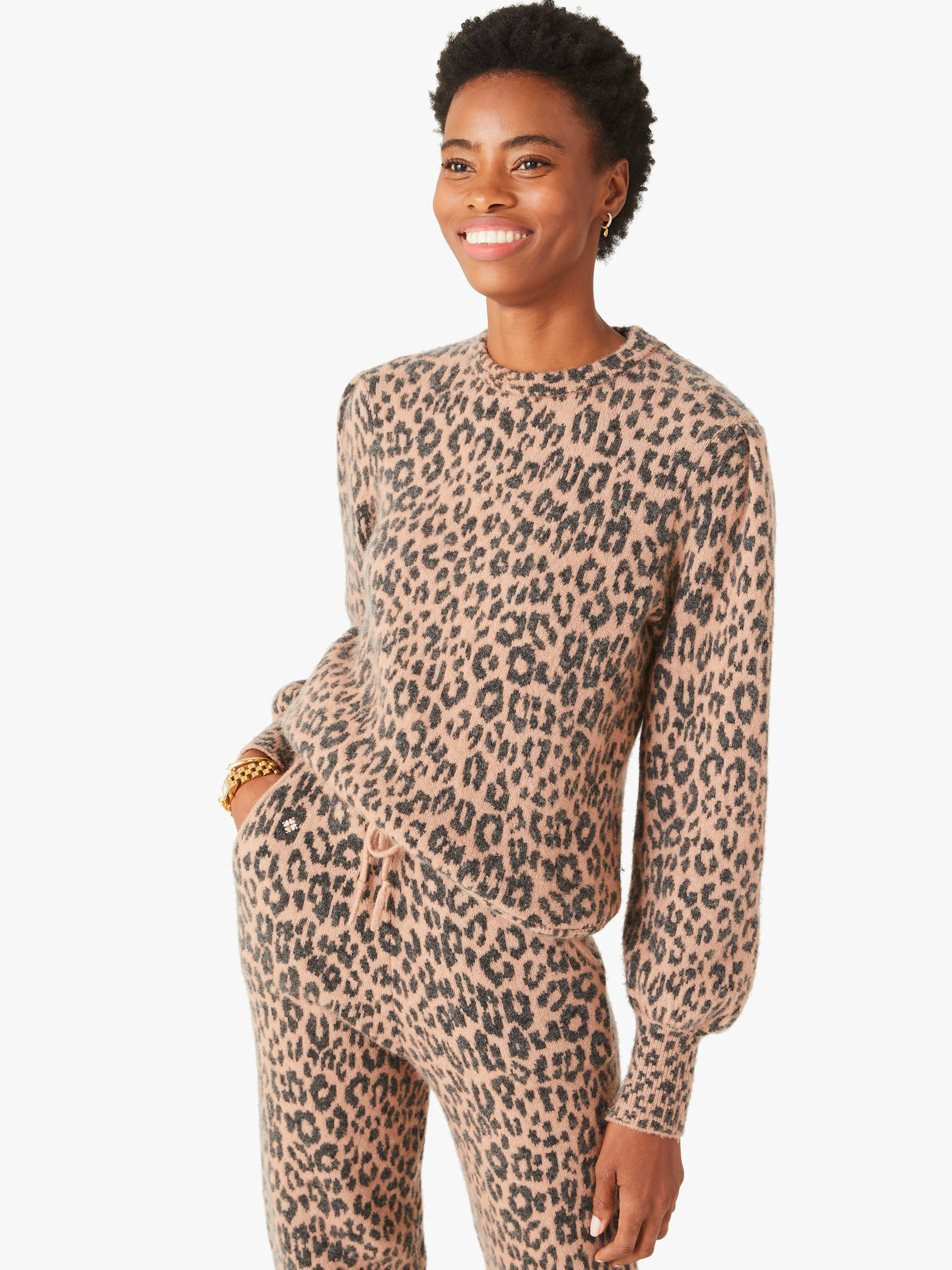leopard dream sweater
