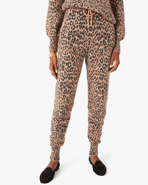 Leopard Dream Jogger Pants, Raw Pecan, ProductTile