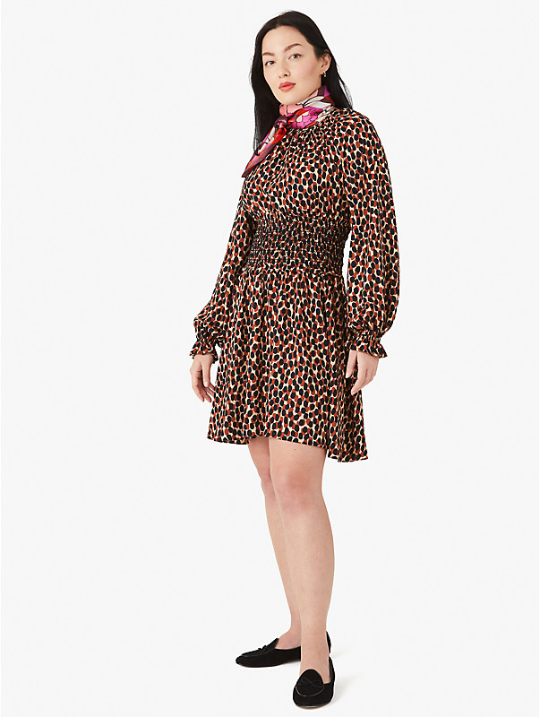 dotty leopard spin dress, , rr_large