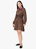 dotty leopard spin dress, , s7productThumbnail