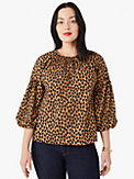 dotty leopard around town top, , s7productThumbnail