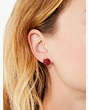 Kate Spade,dashing beauty pavé apple studs,earrings,Red