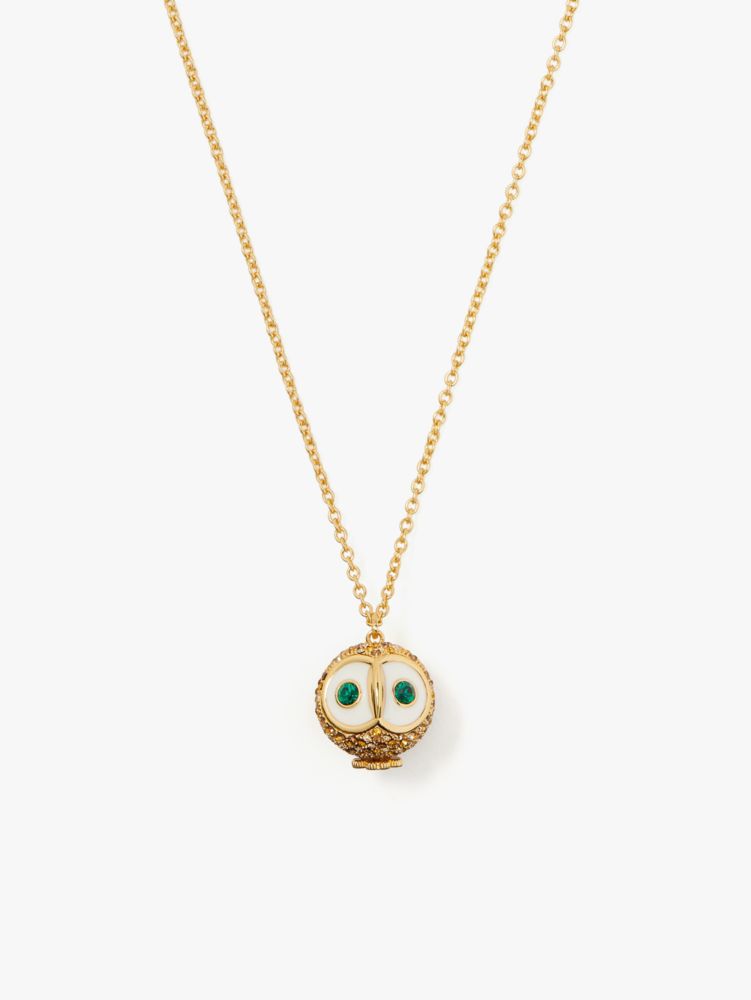 Night Bird Pavé Mini Pendant | Kate Spade New York