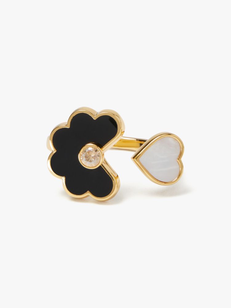 spade flower ring, Neutral Multi, ProductTile