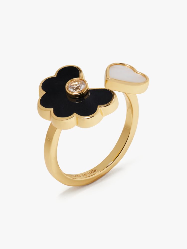 spade flower ring, Neutral Multi, Product