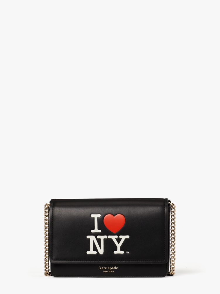 I Love Ny X Kate Spade New York Flap Chain Wallet | Kate Spade New York