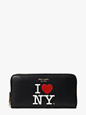 I Heart NY x kate spade new york Portemonnaie mit Rundumreißverschluss, , s7productThumbnail