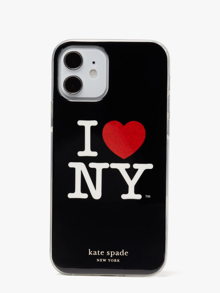 I Love Ny X Kate Spade New York Iphone 12/12 Pro Case, Black Multi, Product