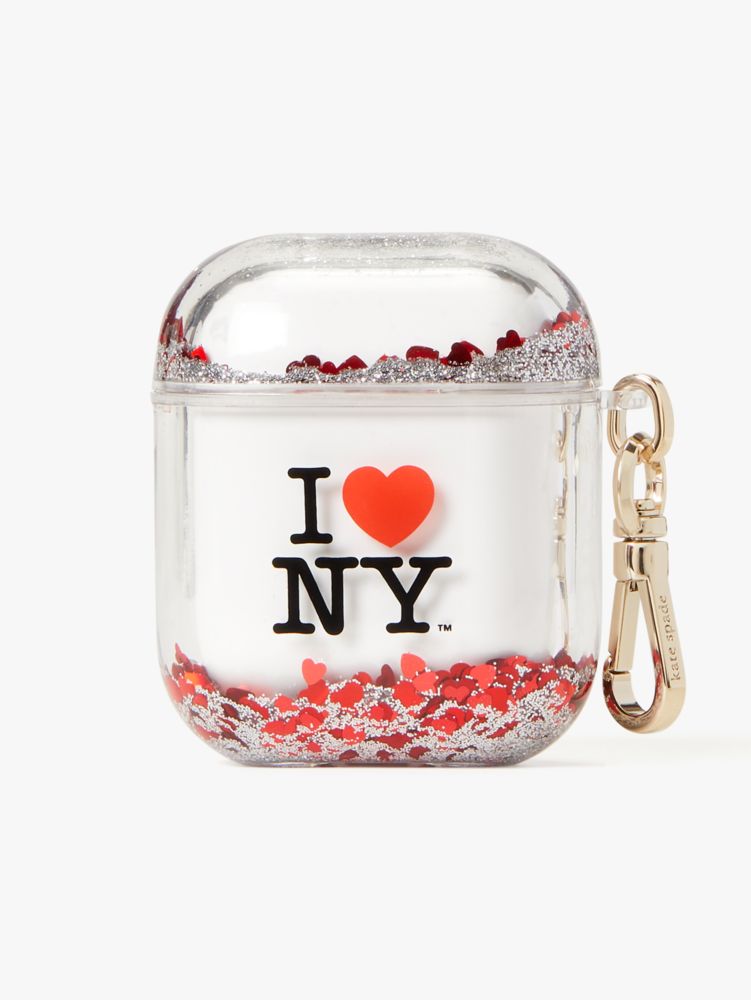 I Love Ny X Kate Spade New York Liquid Glitter Airpods Case | Kate Spade  New York