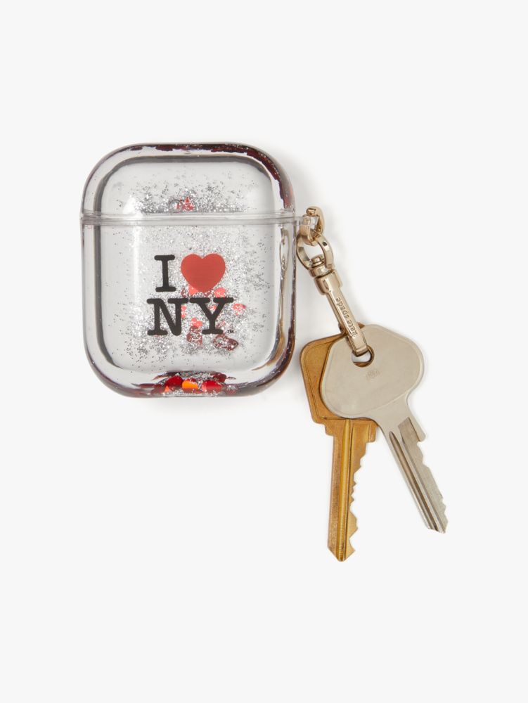 I Love Ny X Kate Spade New York Liquid Glitter Airpods Case | Kate Spade  New York