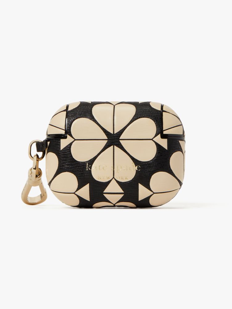 Spade Flower Embossed Leather Airpods Pro Case | Kate Spade New York