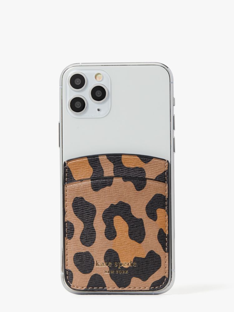 Spencer Leopard Sticker Pocket | Kate Spade New York