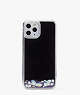 Liquid Glitter Confetti iPhone 12/12 Pro Case, Black Multi, ProductTile