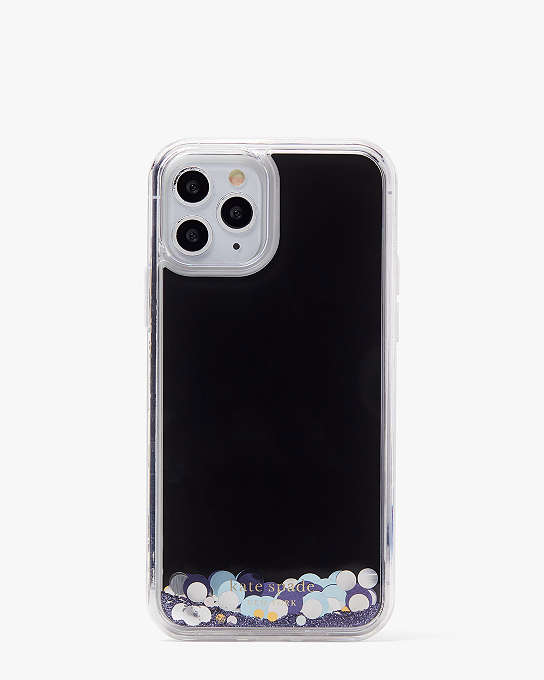 Liquid Glitter Confetti I Phone 12/12 Pro Case | Kate Spade New York