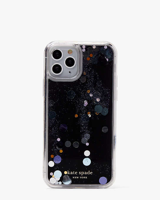 Arriba 48+ imagen kate spade black glitter phone case