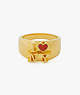 I Love NY X Kate Spade New York Ring, Gold, ProductTile