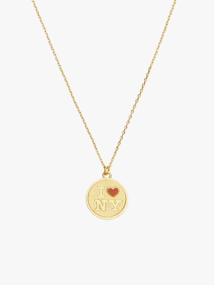 I Love Ny X Kate Spade New York Medallion Necklace | Kate Spade New York