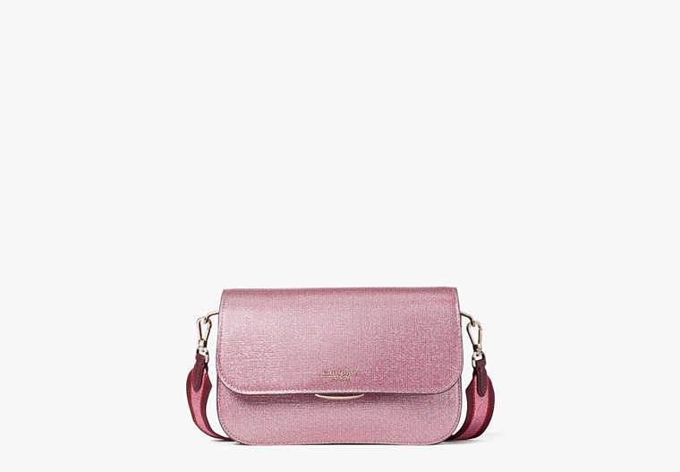 Buddie Glitter Striped Medium Shoulder Bag, Pink Multi, Product image number 0