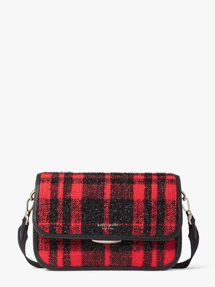 Buddie Plaid Medium Shoulder Bag Kate Spade New York