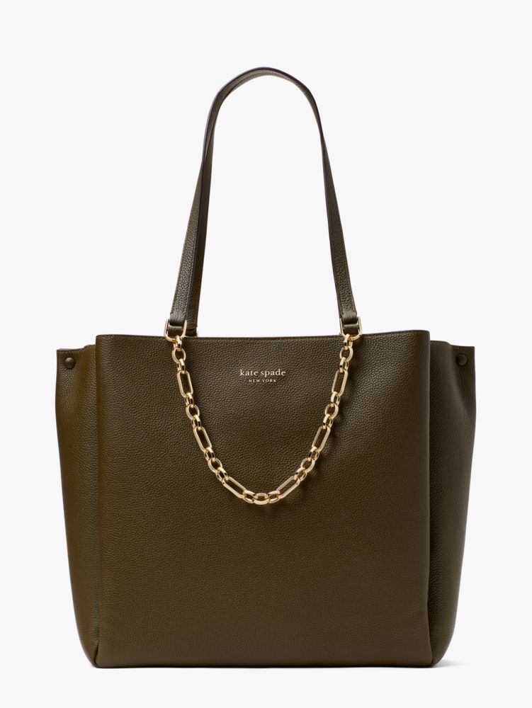 Carlyle Large Tote, Duck Green, ProductTile