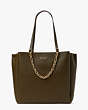 Carlyle Large Tote, Duck Green, Product