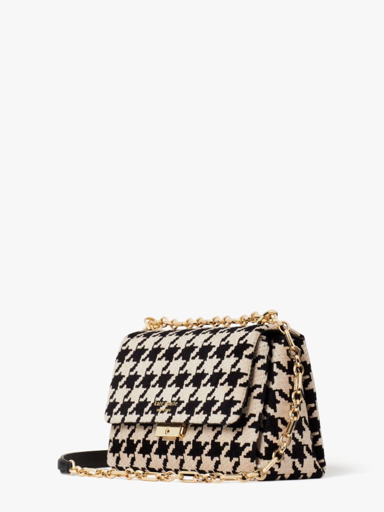 Carlyle Houndstooth Medium Shoulder Bag | Kate Spade New York