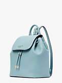 sinch pebbled leather medium flap backpack, , s7productThumbnail