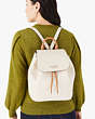 Kate Spade,Sinch Pebbled Leather Medium Flap Backpack,backpacks,Medium,Casual,Milk Glass Multi