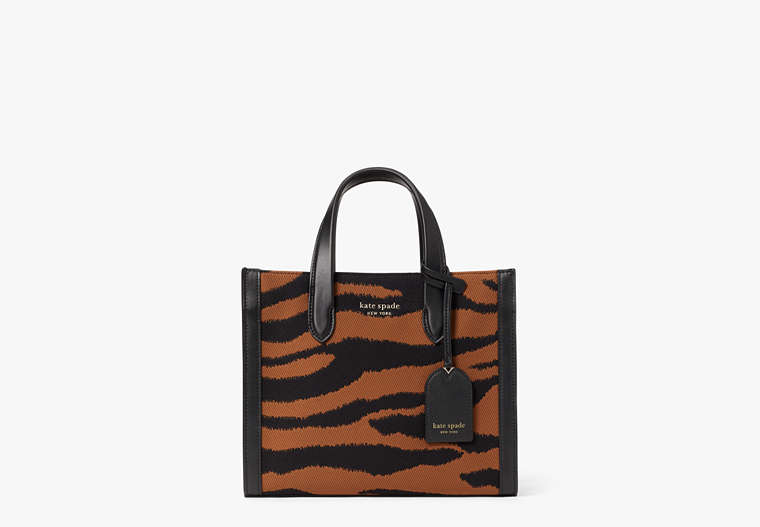 Manhattan Tiger Jacquard Small Tote, Multi, Product image number 0