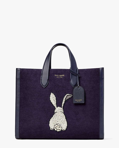 Manhattan Bunny Large Tote Bag, Multi, ProductTile