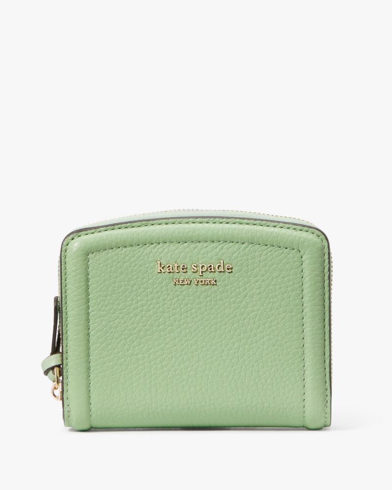 Kate Spade Knott Small Compact Wallet In Green ModeSens