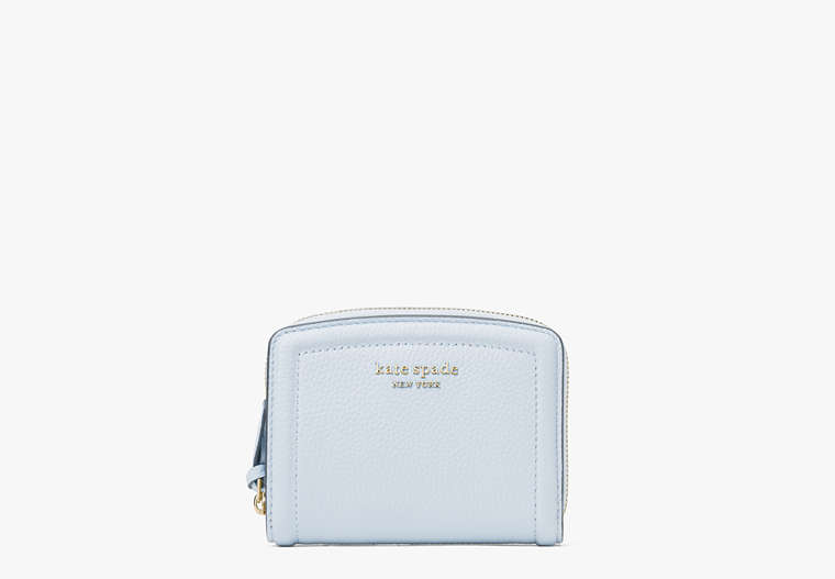 Kate Spade,knott small compact wallet,Watercolor Blue