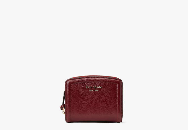 Knott Small Compact Wallet, Autumnal Red, Product