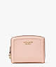 Knott Small Compact Wallet, Coral Gable Pink, ProductTile