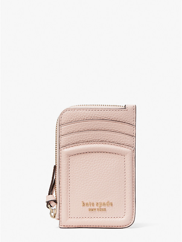Women's mochi pink knott zip cardholder | Kate Spade New York UK