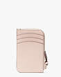 Knott Zip Cardholder, Mochi Pink, Product