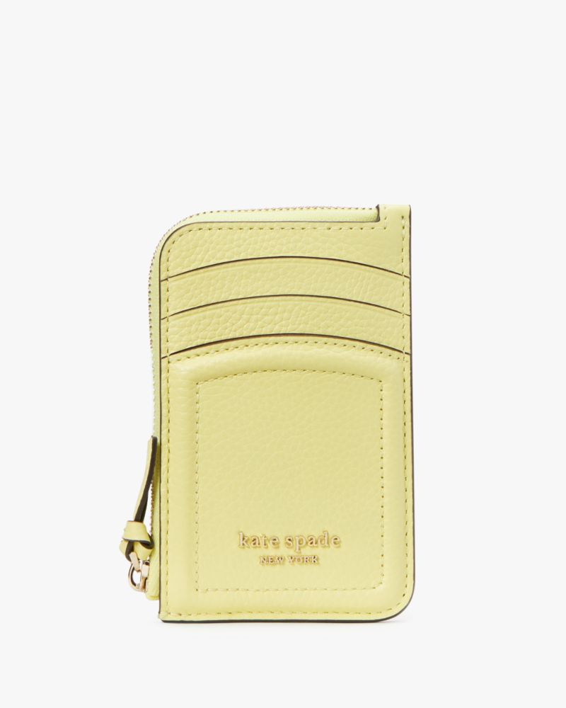 Kate Spade Knott Zip Cardholder In Suns Out