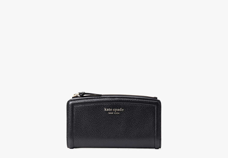 Knott Zip Slim Wallet, Black, Product