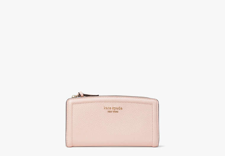 Knott Zip Slim Wallet, Mochi Pink, Product