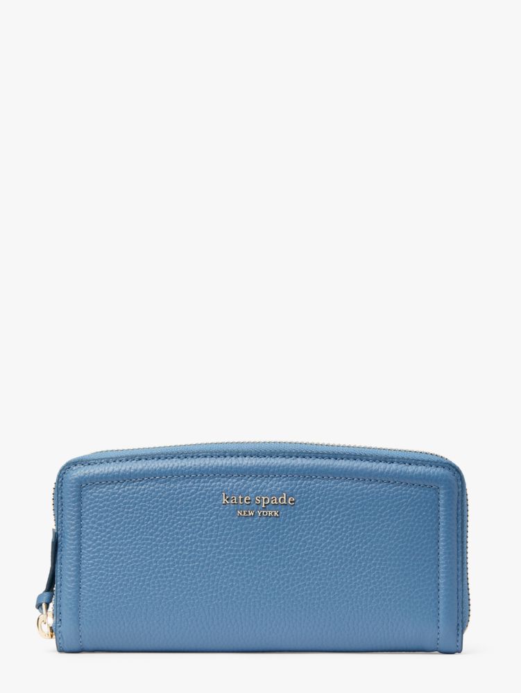 Knott Slim Continental Wallet, Manta Blue, ProductTile