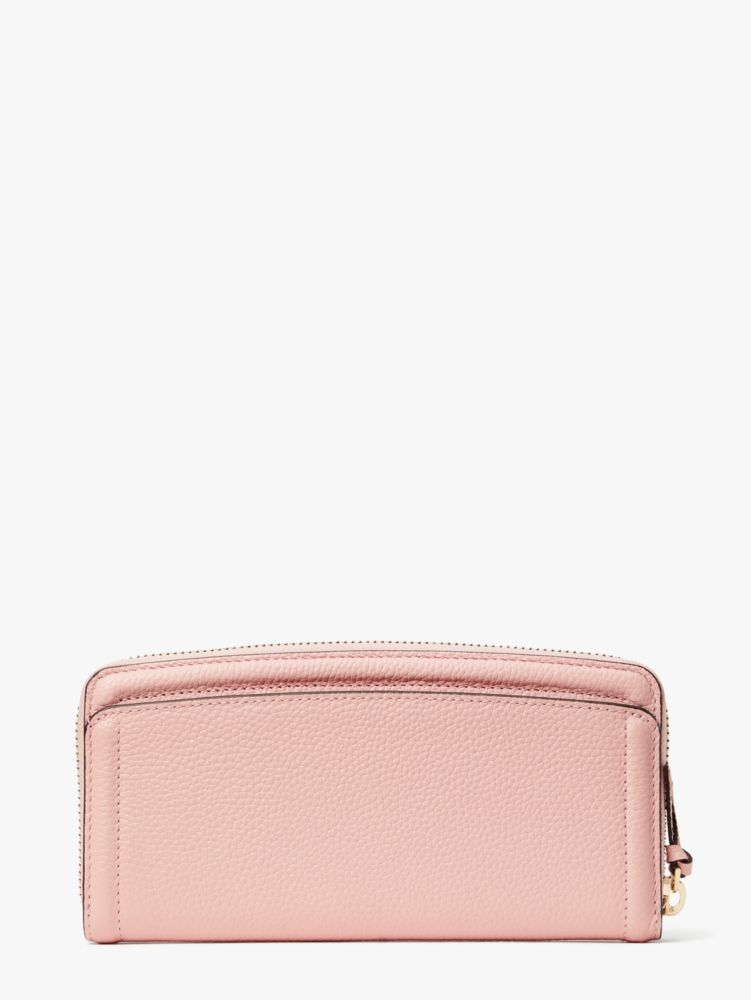 Knott Slim Continental Wallet, Coral Gable Pink, Product